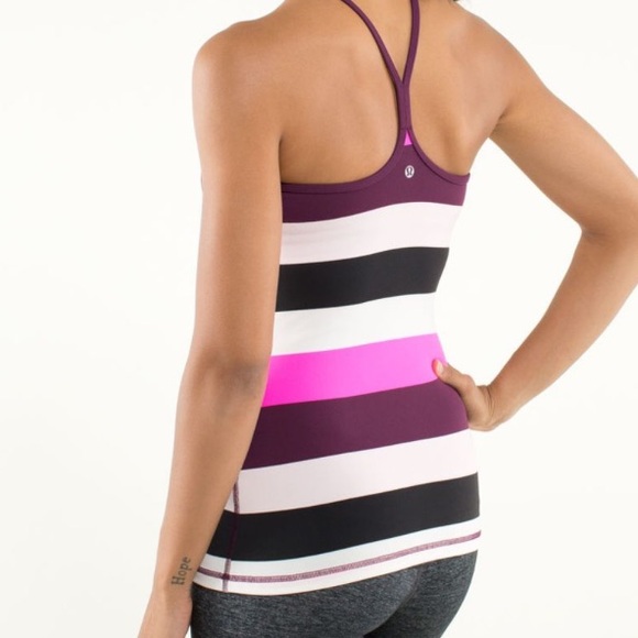 Lululemon Power Y Tank *Luon Light
Pow Stripe Raspberry Glo Light / Plum - Picture 3 of 13
